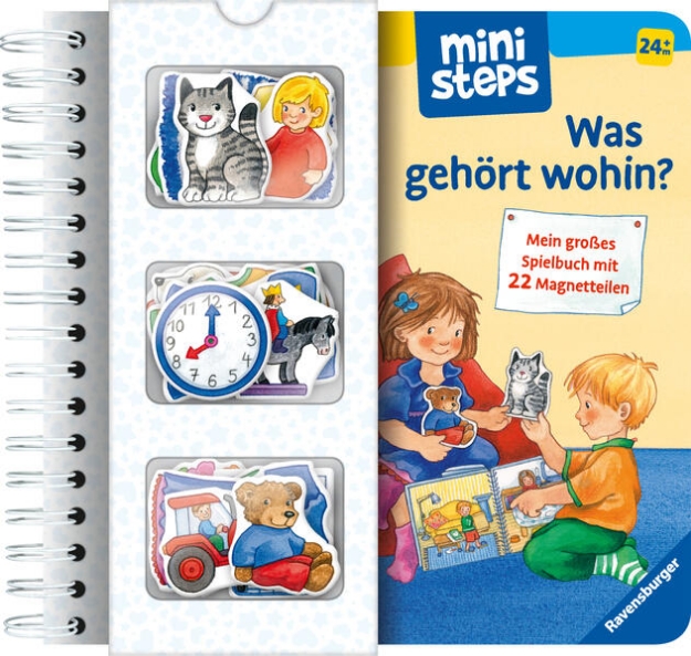 Bild von ministeps: Was gehört wohin? - Magnetbuch ab 2 Jahre, Kinderbuch, Bilderbuch