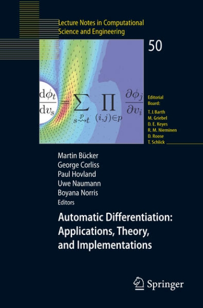 Bild zu Automatic Differentiation: Applications, Theory, and Implementations (eBook)