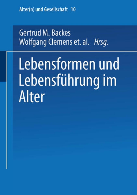 Bild zu Lebensformen und Lebensführung im Alter (eBook)