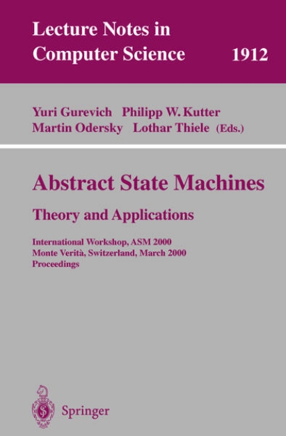 Bild von Abstract State Machines - Theory and Applications