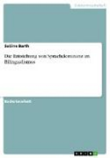 Bild von Die Entstehung von Sprachdominanz im Bilingualismus (eBook)