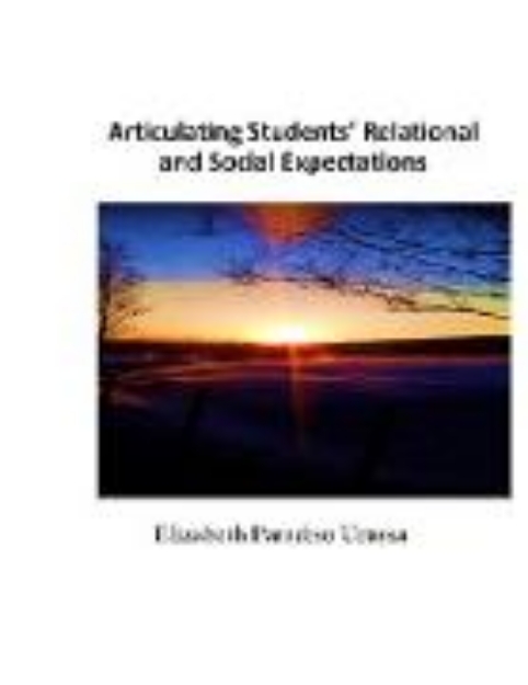 Bild von Articulating Research Students' Relational and Social Expectations (eBook)