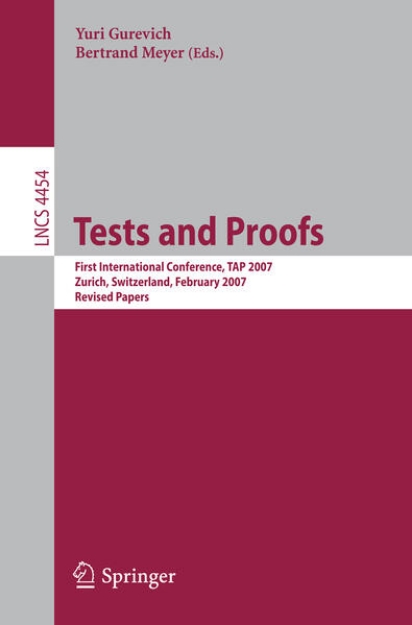 Bild von Tests and Proofs (eBook)