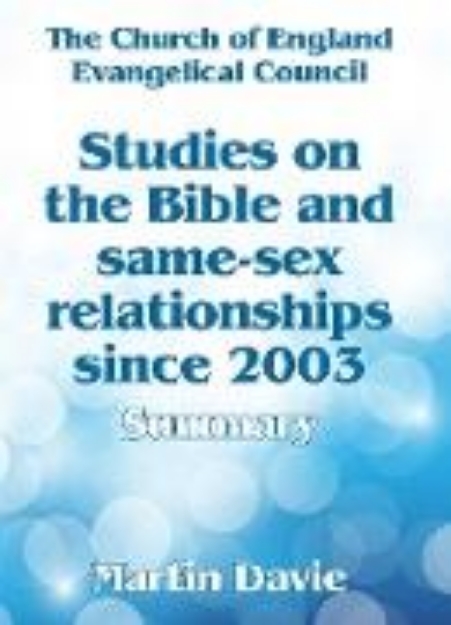 Bild zu Studies On The Bible And Same-Sex Relationships Since 2003: Summary (eBook)