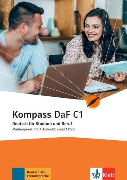 Bild zu Kompass DaF C1. Medienpaket (4 Audio-CDs + DVD)