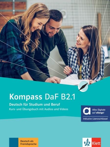 Bild von Kompass DaF B2.1 - Hybride Ausgabe allango