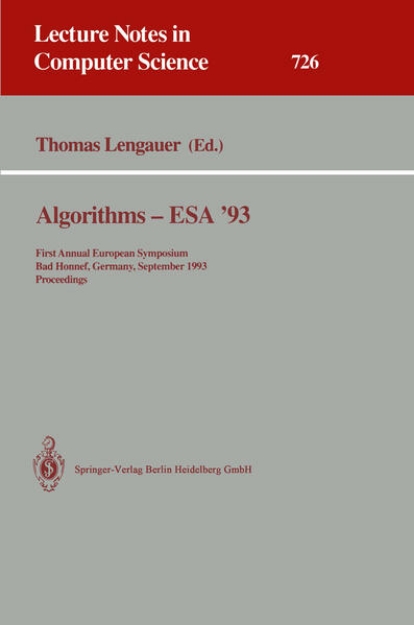 Bild von Algorithms - ESA '93 (eBook)