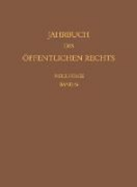 Bild von Jahrbuch des öffentlichen Rechts der Gegenwart. Neue Folge (eBook)