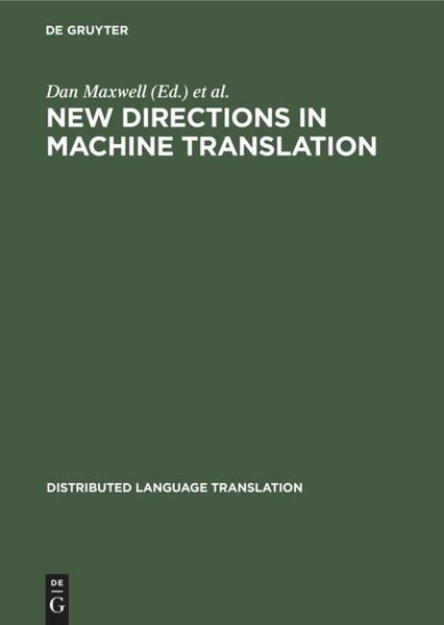 Bild von New Directions in Machine Translation (eBook)