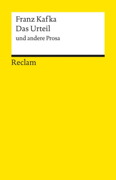 Bild von Das Urteil und andere Prosa. Textausgabe mit editorischer Notiz