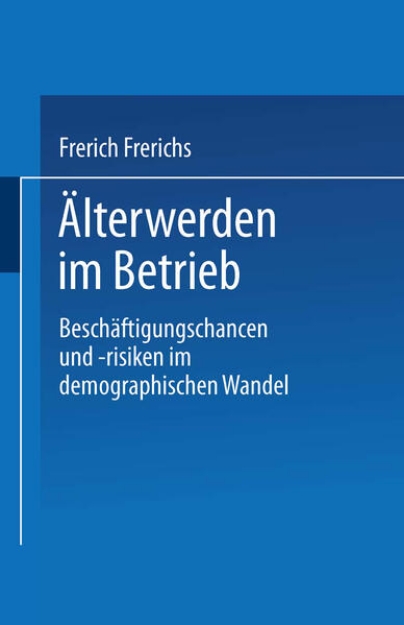 Bild von Älterwerden im Betrieb (eBook)