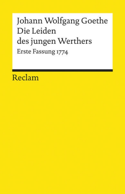 Bild von Die Leiden des jungen Werthers. Erste Fassung von 1774