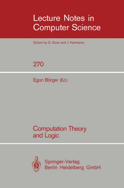 Bild von Computation Theory and Logic (eBook)