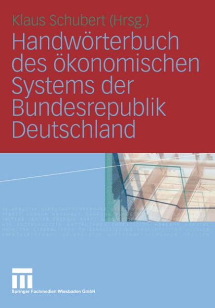 Bild von Handwörterbuch des ökonomischen Systems der Bundesrepublik Deutschland (eBook)