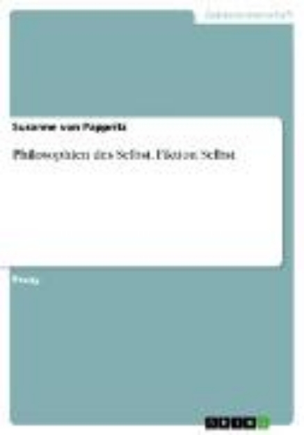 Bild zu Philosophien des Selbst. Fiktion Selbst (eBook)