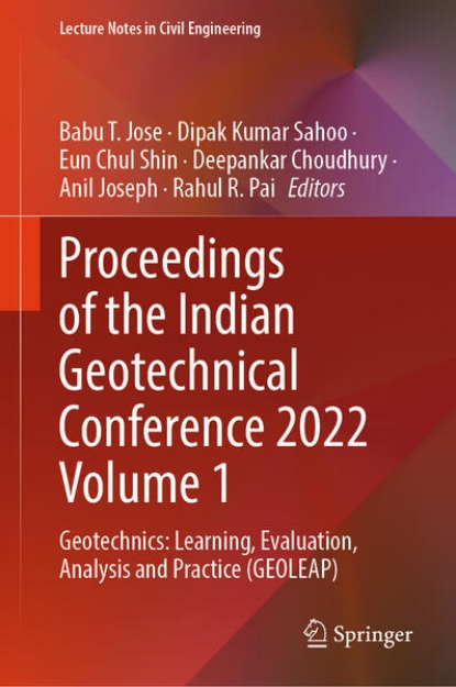 Bild von Proceedings of the Indian Geotechnical Conference 2022 Volume 1 (eBook)