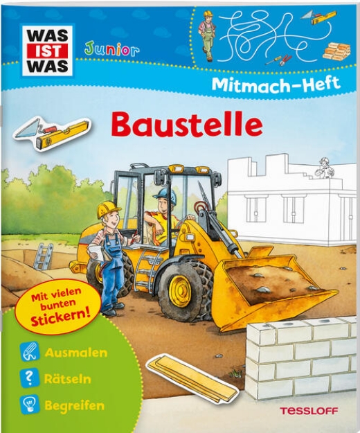 Bild von WAS IST WAS Junior Mitmach-Heft Baustelle