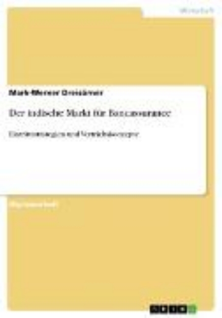 Bild von Der indische Markt für Bancassurance (eBook)