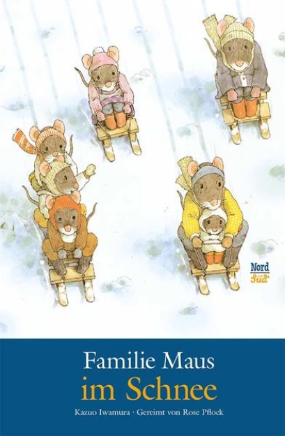 Bild von Familie Maus im Schnee