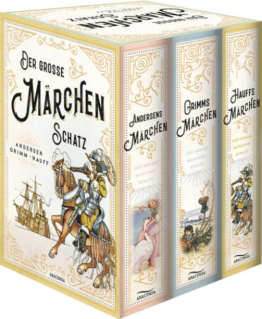 Bild von Der große Märchenschatz (Andersens Märchen - Grimms Märchen - Hauffs Märchen) (3 Bände im Schuber)