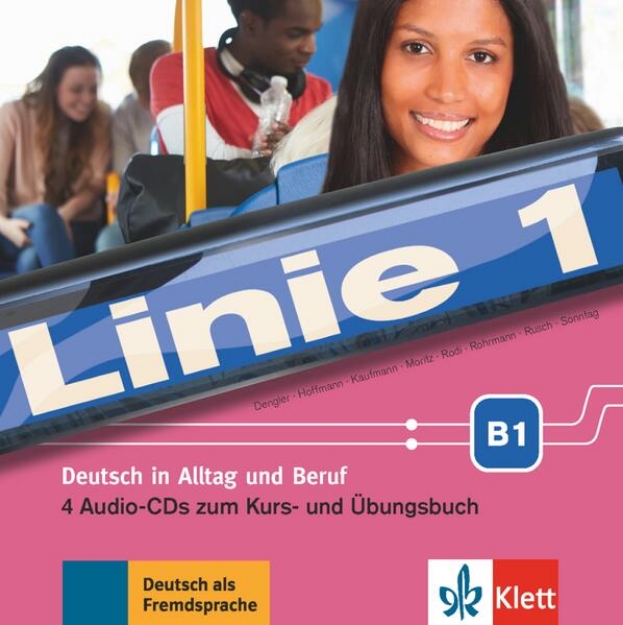 Bild von Linie 1 B1. 4 Audio-CDs zum Kurs- und Übungsbuch