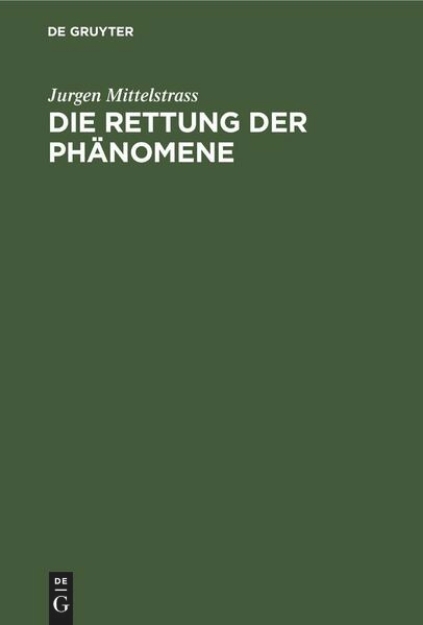 Bild von Die Rettung der Phänomene (eBook)