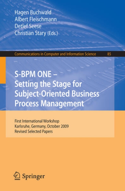 Bild von S-BPM ONE: Setting the Stage for Subject-Oriented Business Process Management (eBook)