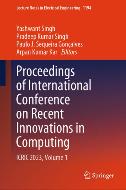 Bild von Proceedings of International Conference on Recent Innovations in Computing (eBook)