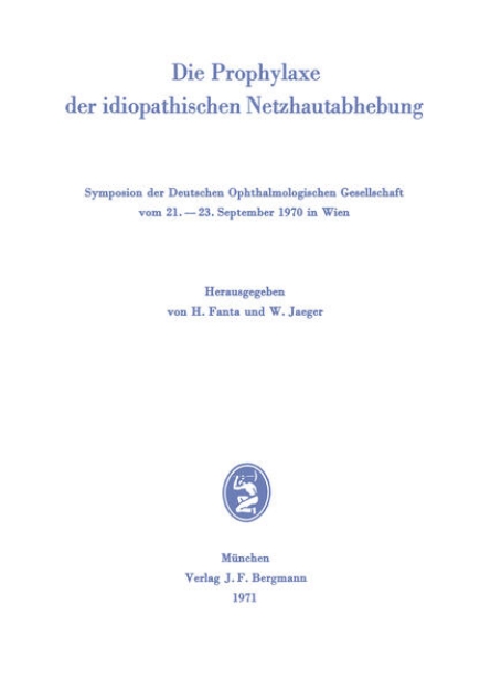 Bild von Die Prophylaxe der idiopathischen Netzhautabhebung (eBook)