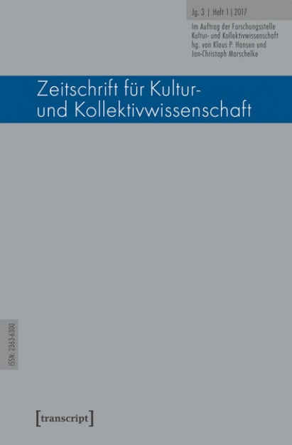 Bild von Zeitschrift für Kultur- und Kollektivwissenschaft (eBook)