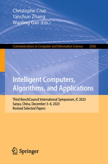 Bild von Intelligent Computers, Algorithms, and Applications (eBook)