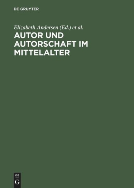 Bild von Autor und Autorschaft im Mittelalter (eBook)