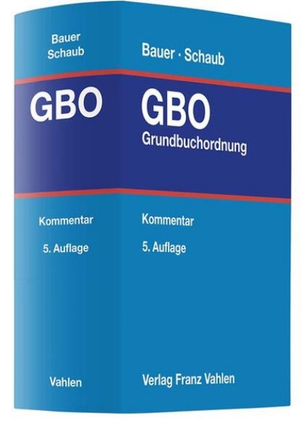 Bild von Grundbuchordnung