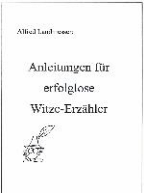 Bild von Anleitungen für erfolglose Witze-Erzähler (eBook)