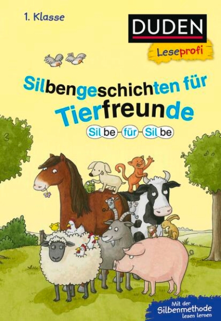 Bild von Duden Leseprofi - Silbe für Silbe: Silbengeschichten für Tierfreunde, 1. Klasse