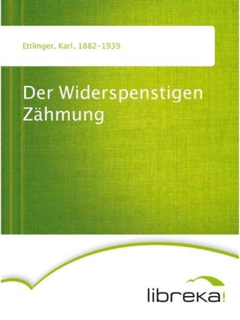 Bild von Der Widerspenstigen Zähmung (eBook)