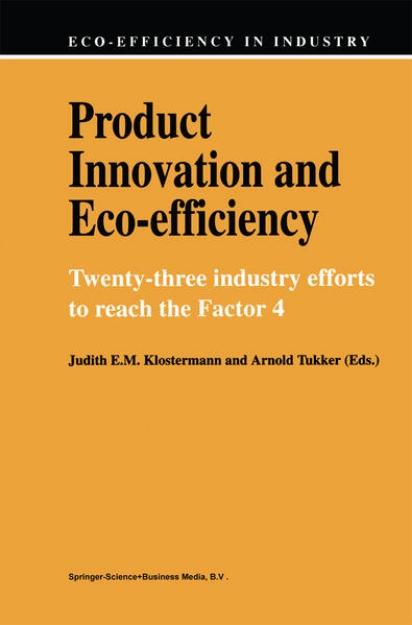 Bild von Product Innovation and Eco-Efficiency (eBook)