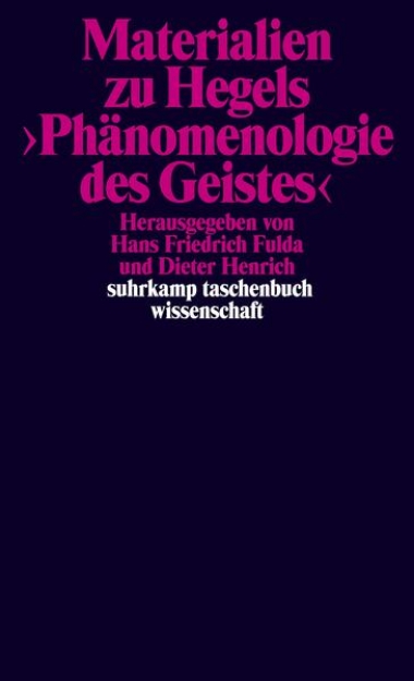 Bild von Materialien zu Hegels »Phänomenologie des Geistes«