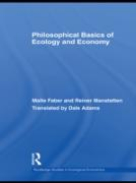 Bild von Philosophical Basics of Ecology and Economy (eBook)