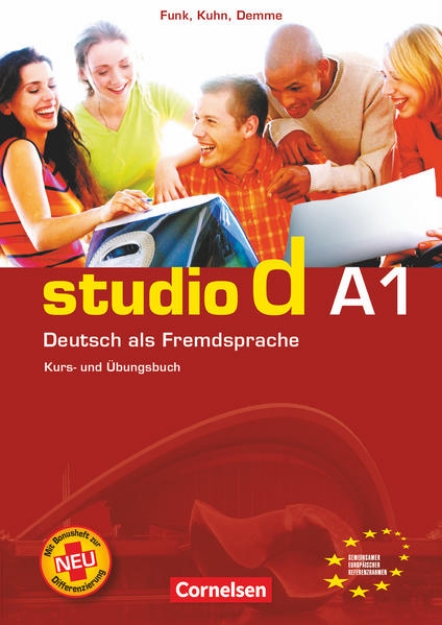 Bild von Studio d, Deutsch als Fremdsprache, Grundstufe, A1: Gesamtband, Kurs- und Übungsbuch mit Lerner-Audio-CD, Hörtexte der Übungen und des Modelltests Start Deutsch 1