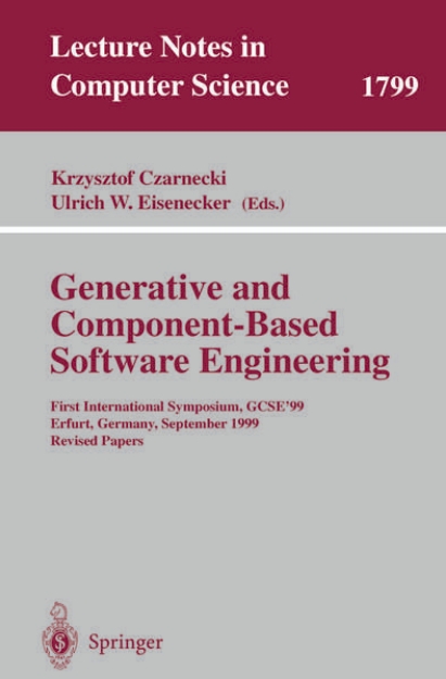 Bild von Generative and Component-Based Software Engineering (eBook)