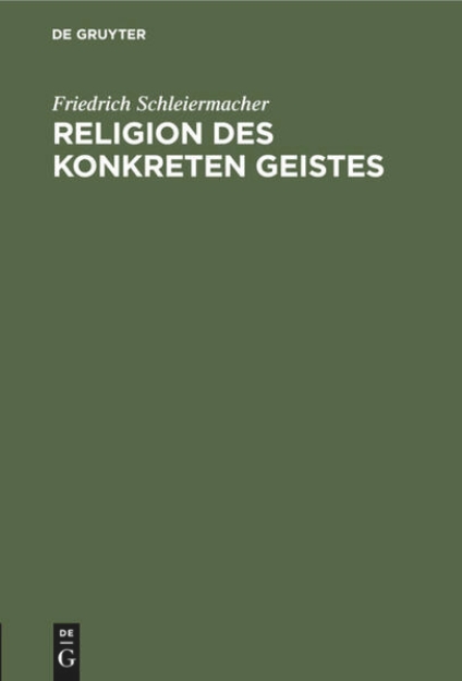 Bild von Religion des Konkreten Geistes (eBook)