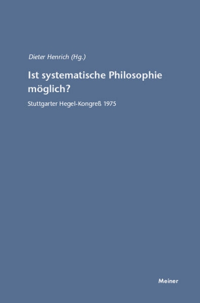 Bild von Ist systematische Philosophie möglich? (eBook)