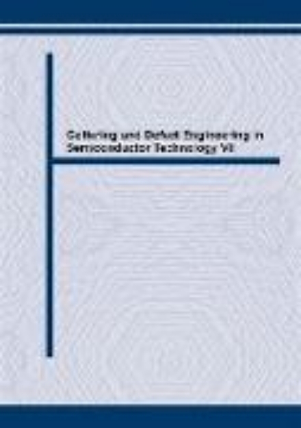 Bild von Gettering and Defect Engineering in Semiconductor Technology VII (eBook)