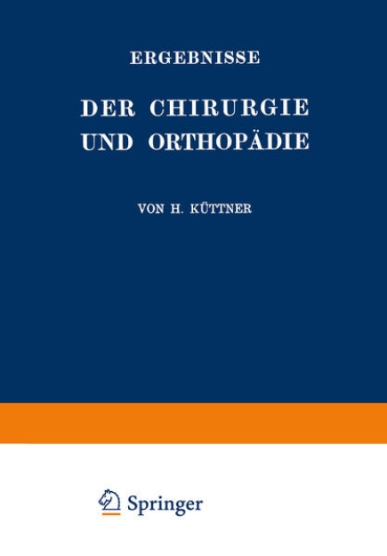 Bild von Ergebnisse der Chirurgie und Orthopädie (eBook)