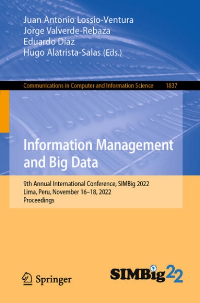 Bild von Information Management and Big Data (eBook)