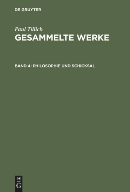 Bild von Philosophie und Schicksal (eBook)