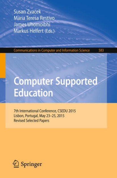 Bild von Computer Supported Education (eBook)