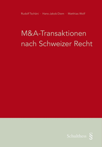 Bild von M&A-Transaktionen nach Schweizer Recht (PrintPlu§)