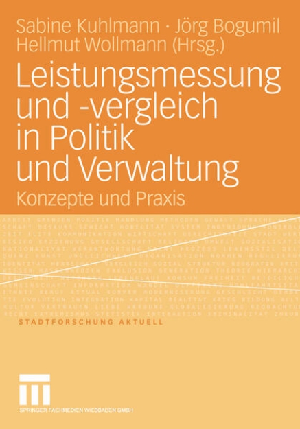 Bild von Leistungsmessung und -vergleich in Politik und Verwaltung (eBook)